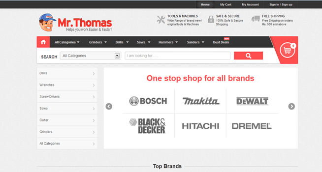 MrThomas.in – For The DIY Freaks, Tools At Your Doorstep
