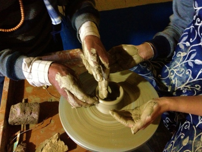 I learnt pottery while volunteering in Spiti, Himachal Pradesh