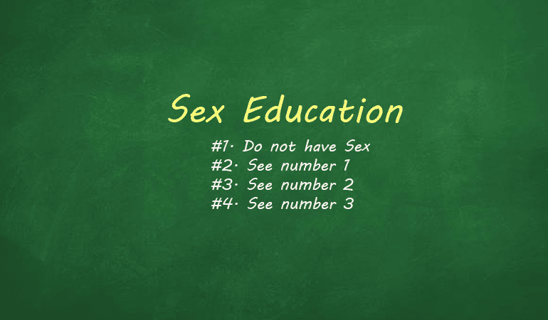 Sex Education If Only Culture Was A Foolproof Contraceptive