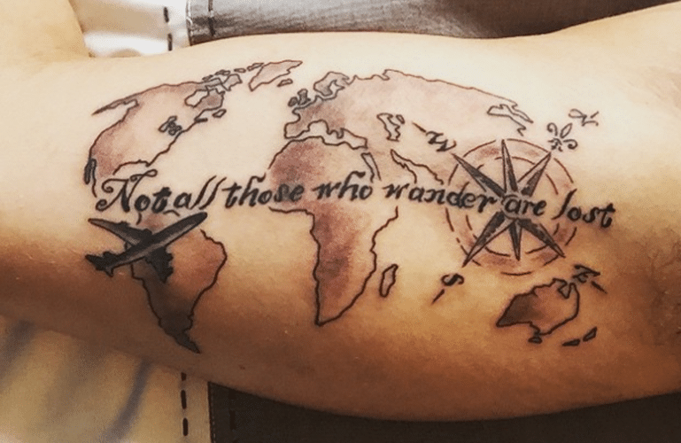 13 Travel Inspired Tattoos For Instant Wanderlust