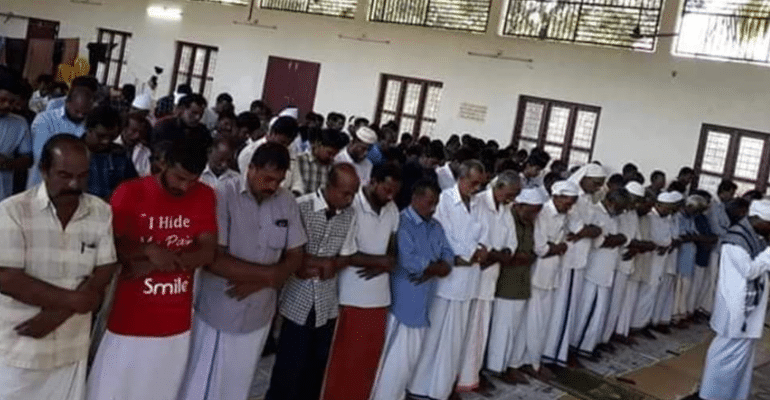 kerala temple eid namaz