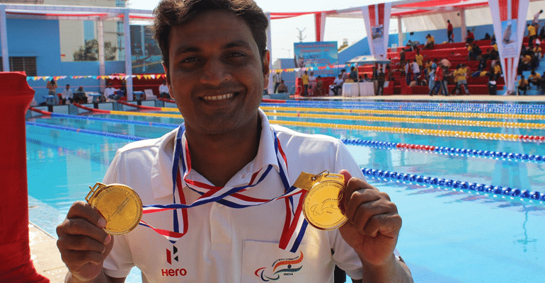 Shams Aalam Paralympic champion