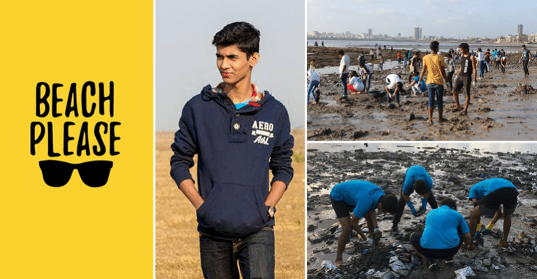 Beach Please – This 21-YO Boy Has Inspired Mumbaikars To Cleanup 360 Tonnes Of Dadar Beach Garbage
