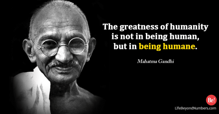 World Human Rights Day 7 Leaders Who Made This World A Better Place   Inspiring Quotes Mahatma Gandhi Hrd 1 740x384 