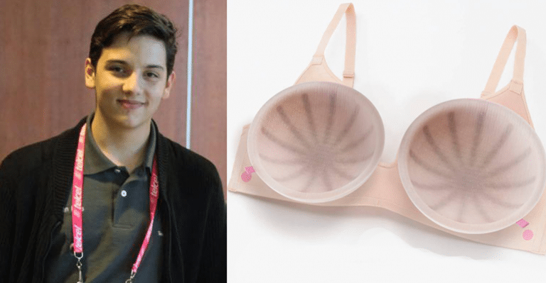 19-YO Boy Designs Bra That Can Detect Breast Cancer Early After Seeing His Mother Diagnosed Twice
