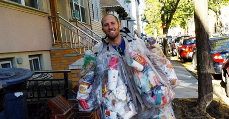 Meet The Trash Man From The US Who Pledges To Live A Life Beneficial To The Earth