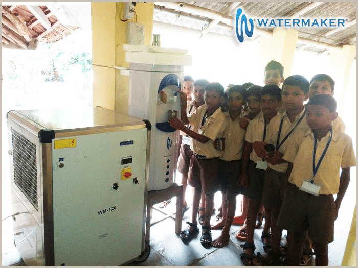WaterMaker installed at a school in Alibaug.