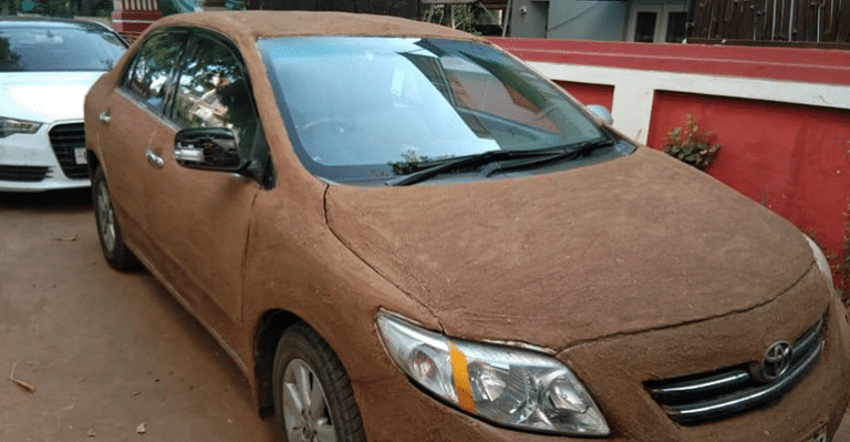 A Desi Cow Dung Hack To Keep Your Car Cool In The Summers! Want To Give It A Shot?