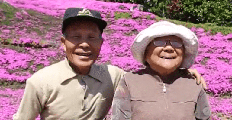 Husband Creates A Pink Blanket Of Flowers For Blind Wife To Smell Her Way Out Of Sadness