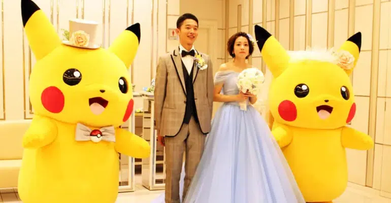 pokemon wedding plush