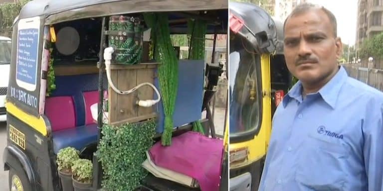 A Fan, Wash Basin And Much More: This Mumbai Autorickshaw Is All About A Comfortable Ride