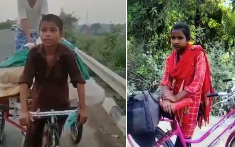 These Children Remind Us Of New Age ‘Shravan Kumar’ During The Times Of Corona Crisis
