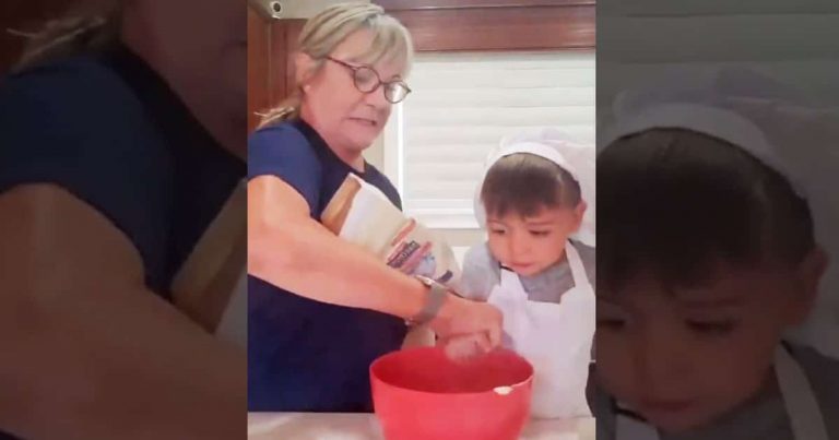 This Video Of A 2-YO Boy Baking With His Grandma Is Cuteness Overloaded!
