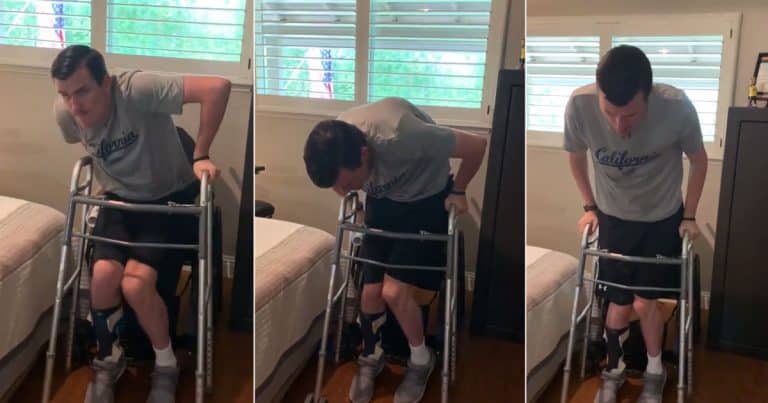This Quadriplegic Man Taking His First Step In 1,220 Days Is The Inspiration We All Need