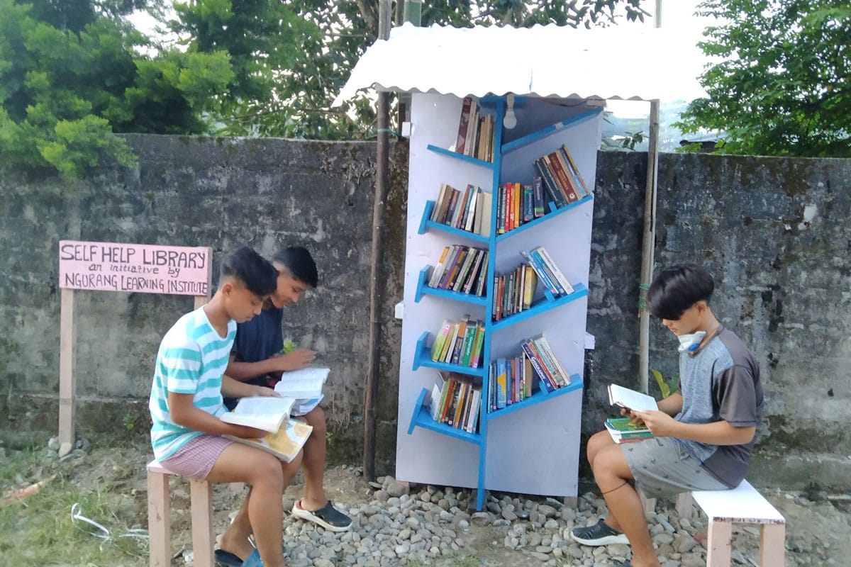 Ngurang Meena free library in arunachal