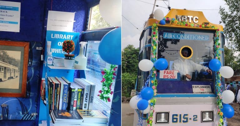 Kolkata Gets World’s First Ever Library On Tram With Free Wi-Fi Connectivity