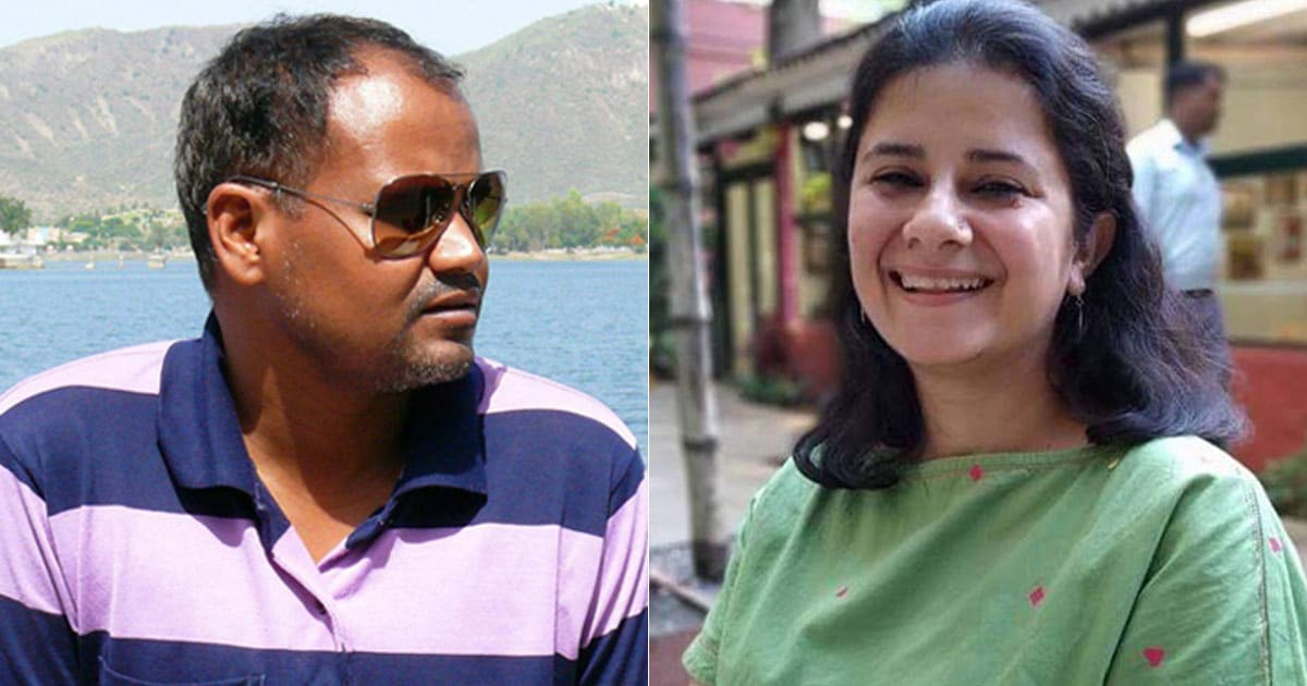 Anhad films founders, Mohan Kumawat and Sania Hashmi