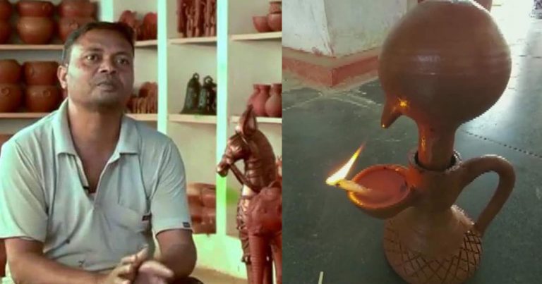 Forget Alladin Ka Chirag, This Man From Chhattisgarh Has Made A Diya That Will Burn For 24 Hours!