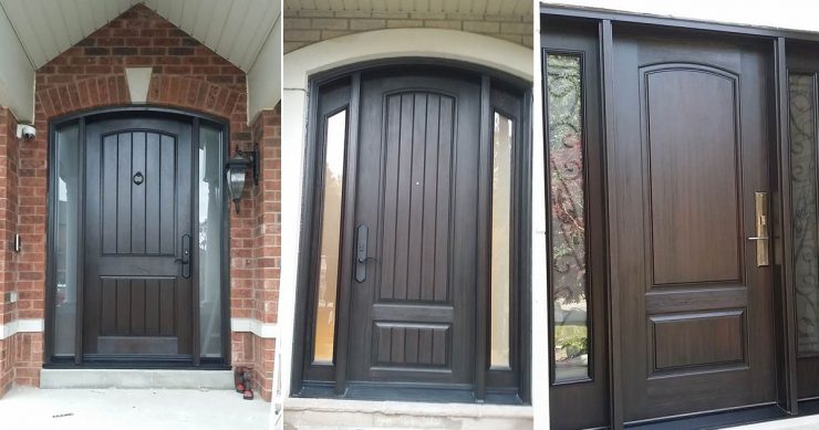 The Best Way To Stain Fiberglass Doors   Fiberglass Doors 740x389 