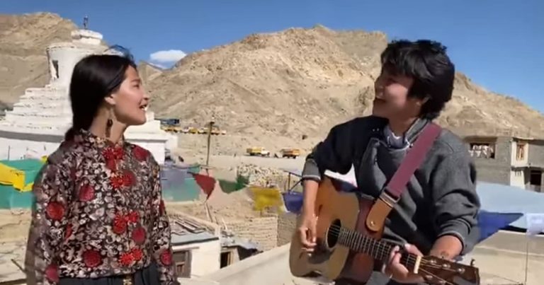 Ladakhi Folk Artists Singing ‘Sandese Aate Hain’ Is All You Need To Listen Today