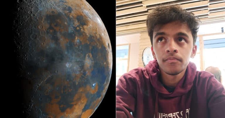 This Teen Just Captured An Astounding Picture Of The Moon With 55,000 Images!