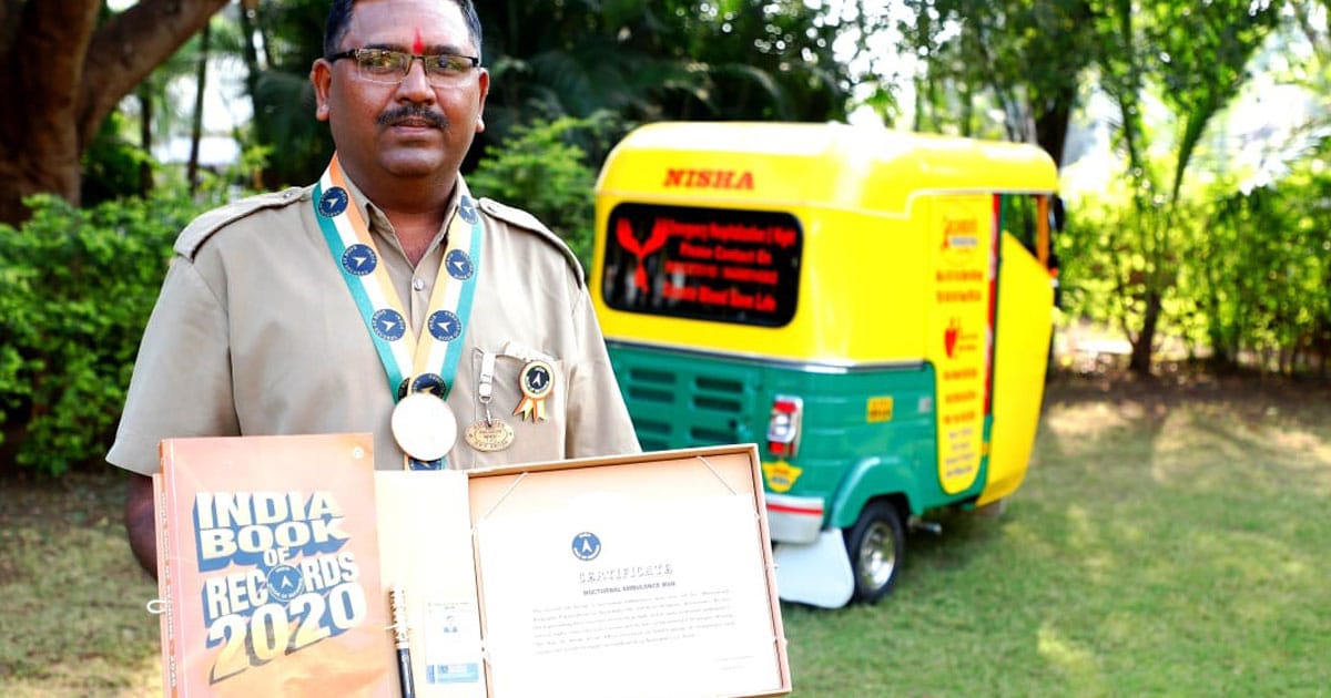 Manjunatha Ningappa Pujari auto ambulance