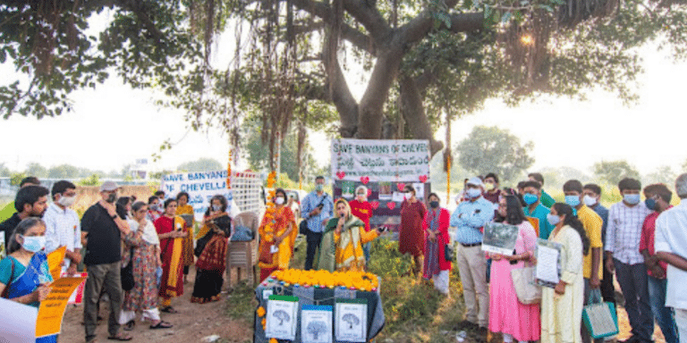 Hundreds Of Eco-Warriors Urge To Save Hyderabad’s Age-Old Banyan Trees