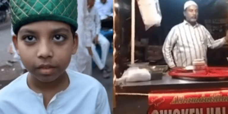 Power Of Social Media: Boy Promotes Father’s Haleem Stall, Brings In Hundreds Of Customers