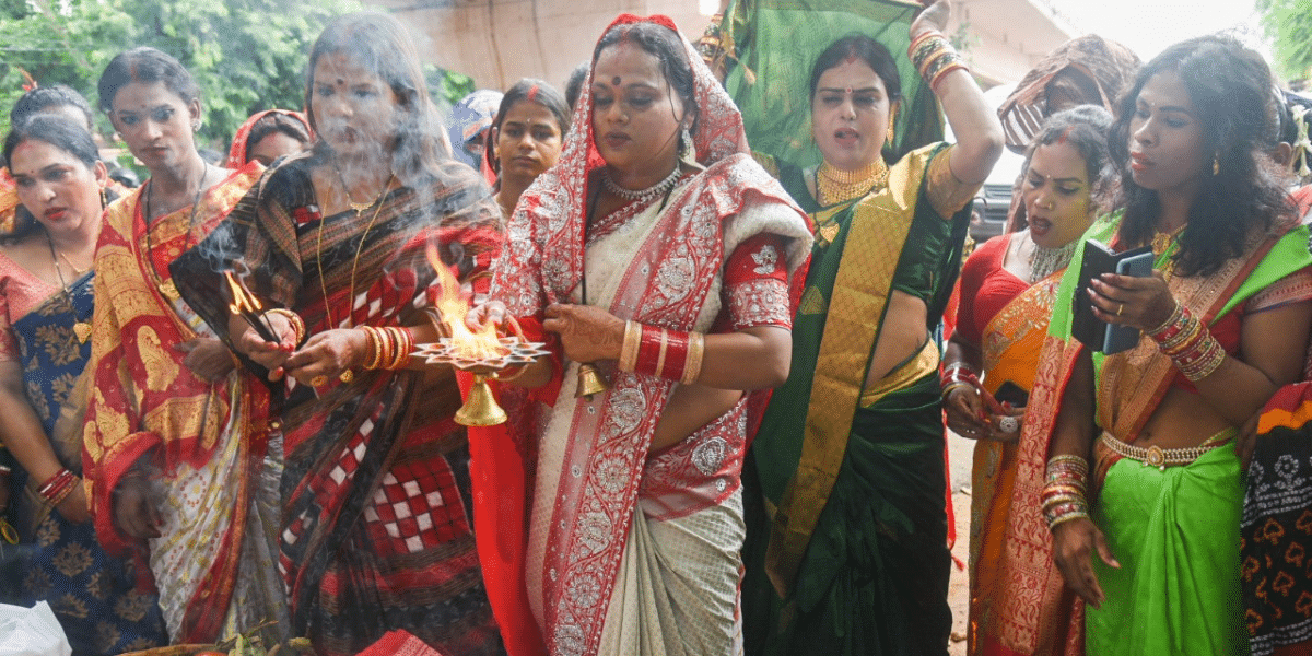 Meera Parida Trangender Savitri Puja