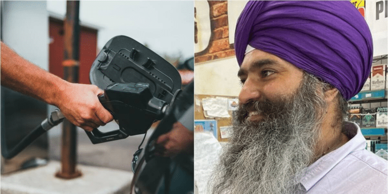 Sikh Gas Station Owner Bears Loss Of $500 A Day For “People Don’t Have Money”