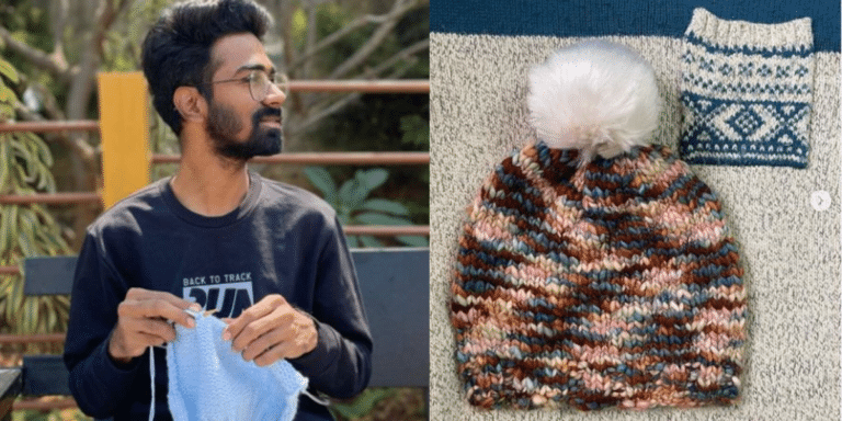 Meet The Boy Who Knits With Love To Overcome Anxiety And Break Gender Stereotypes
