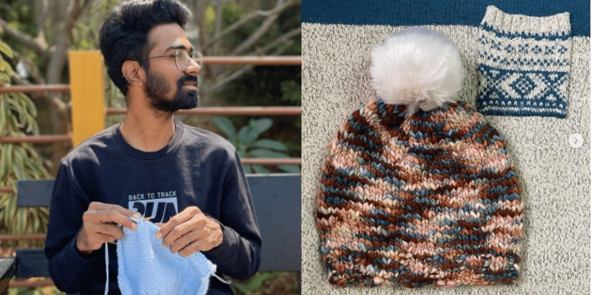 Meet The Boy Who Knits With Love To Overcome Anxiety And Break Gender Stereotypes Sohail Nargund Karnataka Knitter