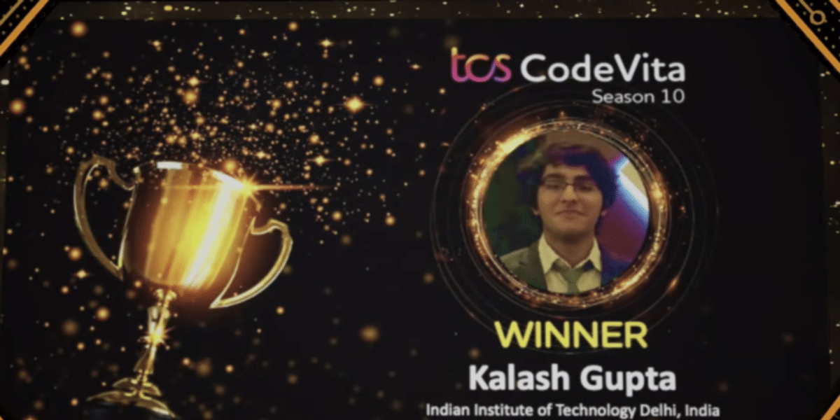 IIT Delhi World's Best Coder Kalash Gupta