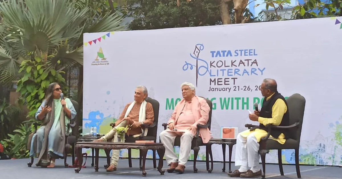 Javed Akhtar Shabana Azmi Tata Steel Kolkata Literary Festival